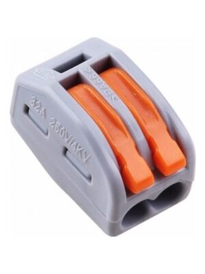 Konektör Hızlı Tel Bağlayıcı Ikili Gri