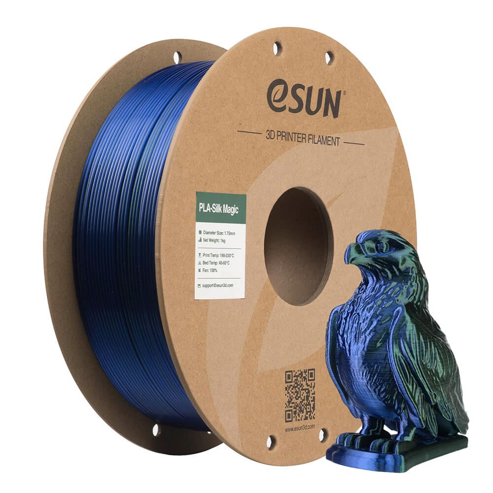 eSUN Esilk Pla Magic — Esilk Pla Magic — C MAVİ YEŞİL — 3D Filament