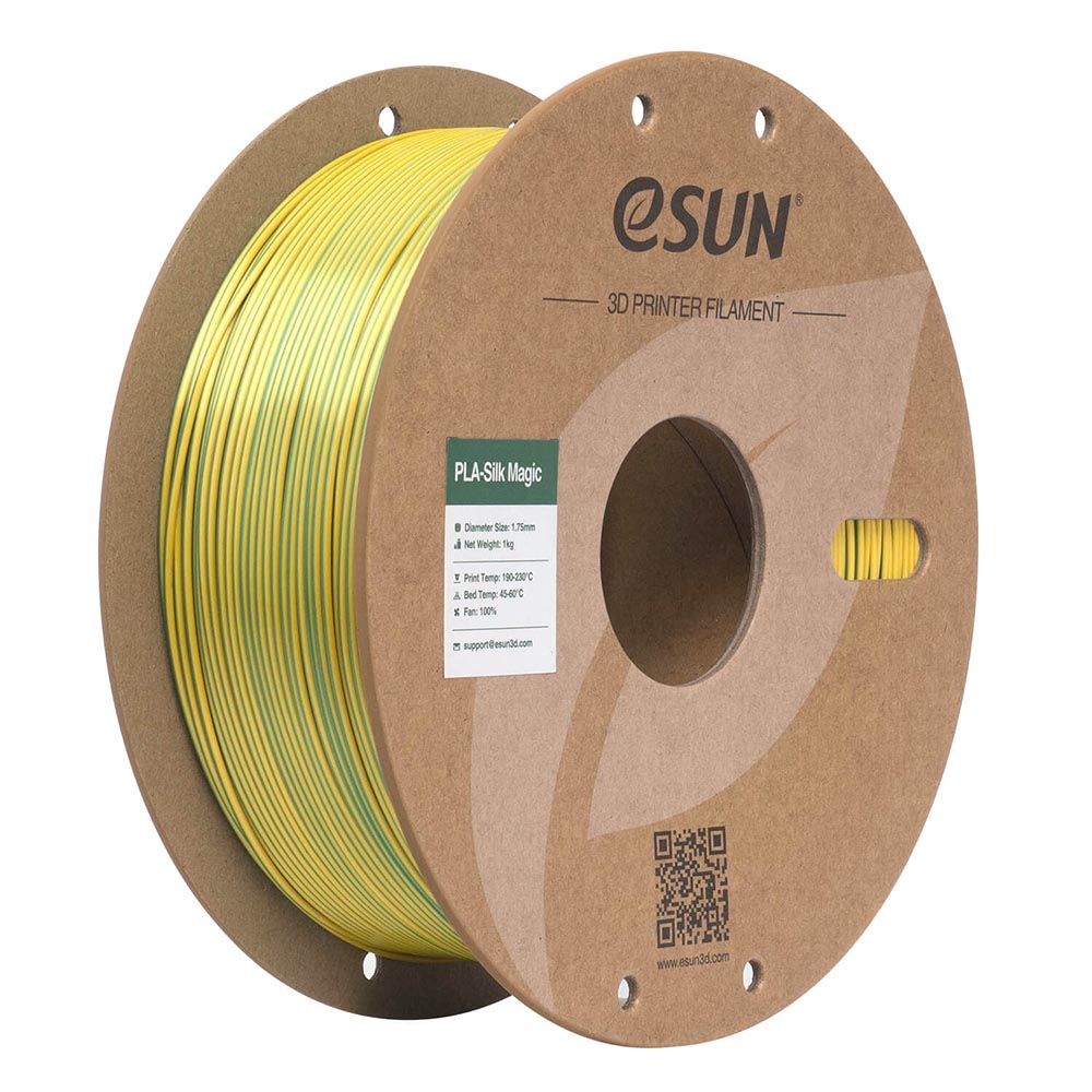 eSUN Esilk Pla Magic — Esilk Pla Magic — ALTIN YEŞİL — 3D Filament