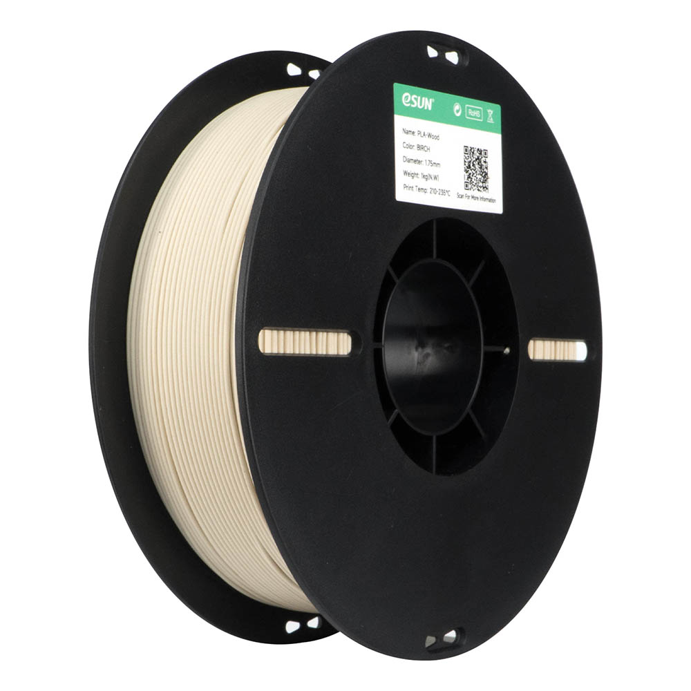 eSUN Wood — Wood — PLASTIC SPOOL BIRCH — 3D Filament