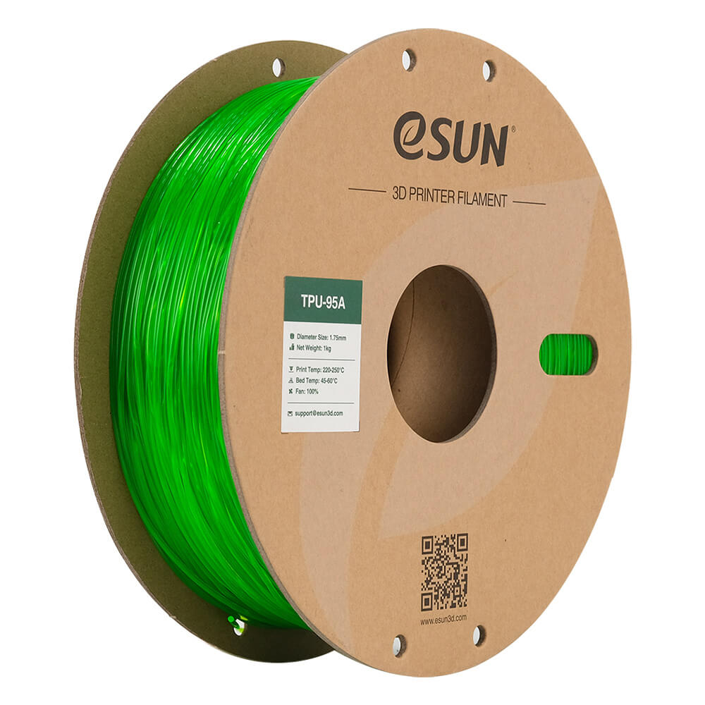 eSUN Etpu 95A — Etpu 95A — 95A ŞEFFAF YEŞİL — 3D Filament