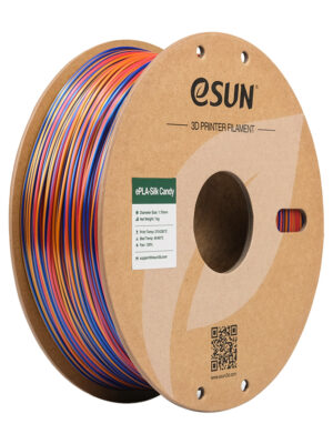 eSUN Epla Silk Candy — Epla Silk Candy — KIRMIZI ALTIN MAVİ — 3D Filament