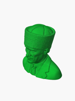 Kalpaklı Atatürk 3D Model