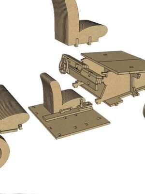 Araba 3D Ahşap Yapboz Maket