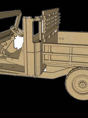 Land Cruiser 3D Ahşap Yapboz Maket