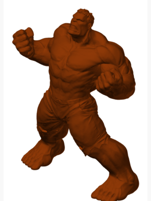 Hulk Figürü Baskı Modeli