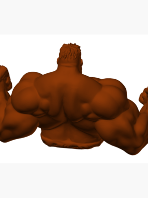 Hulk Heykeli 3D Tarama Modeli