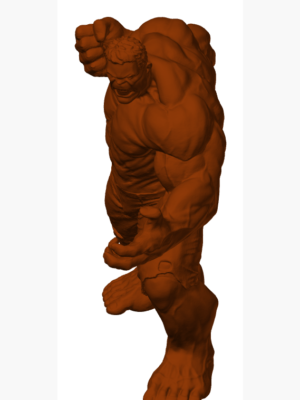 Hulk Gerçekçi 3D Tarama Heykeli