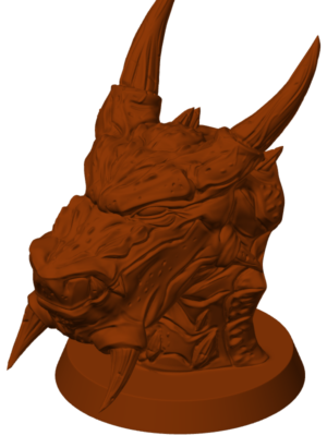 Kar Ejderhası 3D Baskı Modeli