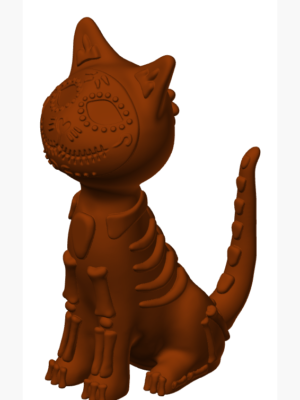 Şeker Kedi 3D Baskı Modeli
