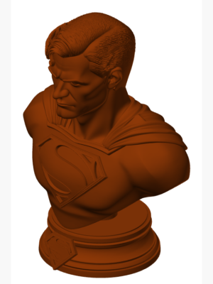 Superman Clark Kent 3D Baskı Modeli