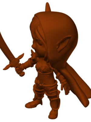 Sylvanas Windrunner Chibi Koleksiyon Figürü