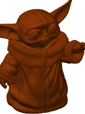 Baby Yoda Beskar Telefon Standı