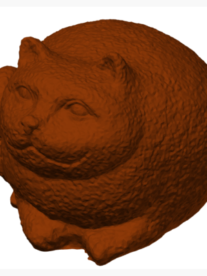 Şişman Kedi Heykelciği