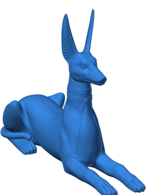 Anubis Köpek Tanrısı Heykeli