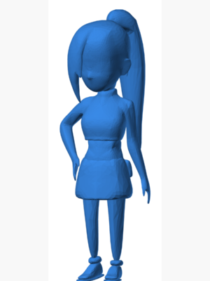 Ino Chibi Anime Figür Modeli