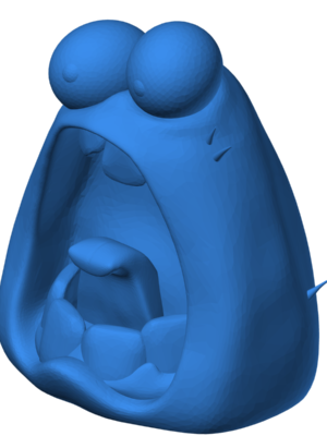 Canavar Blob 3D Baskı Modeli