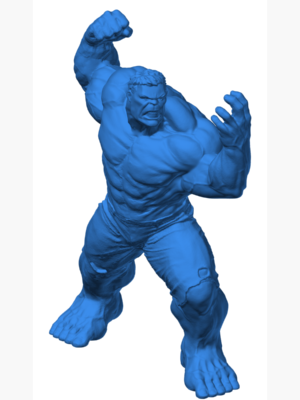 Hulk Desteksiz Baskı Remix Figürü