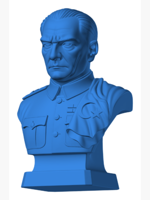 Atatürk Büst Heykel Modeli