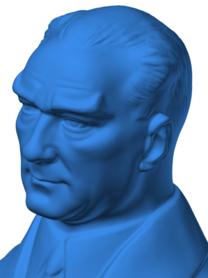 Atatürk Büst Heykel Modeli