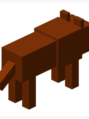 Minecraft Kurt 3D Baskı Figürü