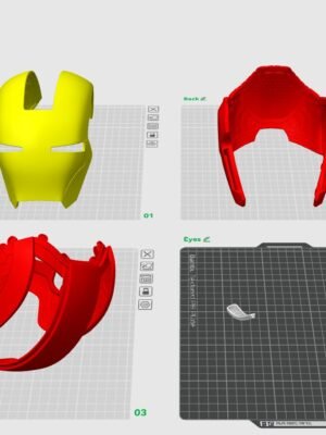Iron Man Mk39 Starboost Kask Modeli