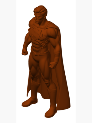 Yüksek Detaylı Superman Heykeli
