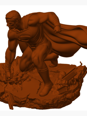 Superman Çömelmiş Pozisyon DC Figürü