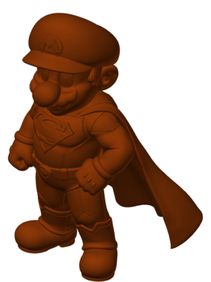 Mario Superman Crossover Figürü