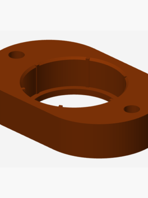 FL Tipi Oval Flanşlı Rulman Yatağı 6202ZZ 15mm
