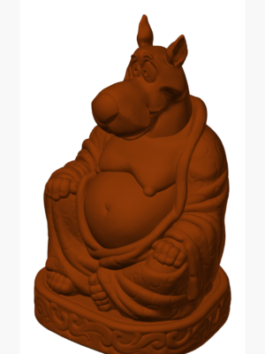 Scooby-Doo Buda Heykel Figürü