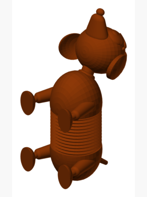 Yaylı Oyuncak Köpek Figürü