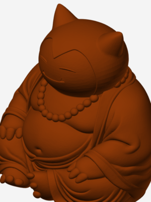 Snorlax Buda Heykel Figürü
