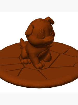 Sevimli Köpek 3D Test Modeli