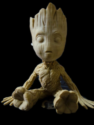 Baby Groot Bitki Karakteri Heykel