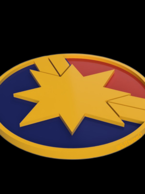 Captain Marvel Marvel Bardak Altlığı