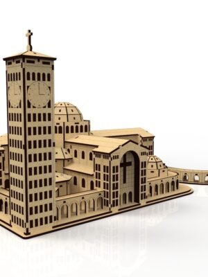 Saray Binası 3D Ahşap Yapboz Maket