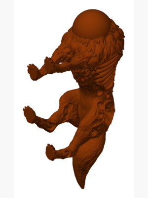 Dire Wolf Heykel Modeli