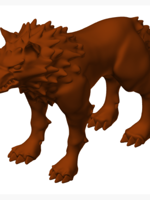 Kurt Figürü 3D Baskı Modeli