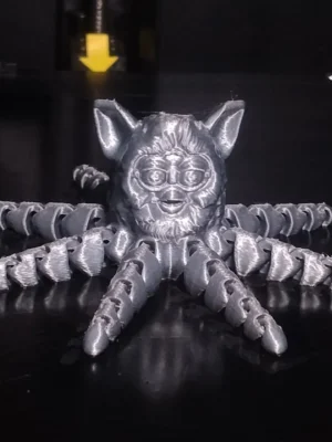 Fidget Toy Furby Octopus Print In Place Supportless Flexy 3D Baskı Modeli — Fidget Oyuncak