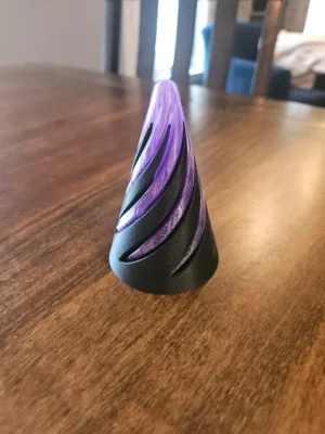 Spiral Cone Fidget 3D Baskı Modeli — Fidget Oyuncak