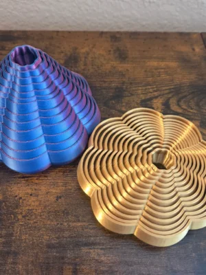 Flower Fidget 3D Baskı Modeli — Fidget Oyuncak