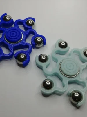 6 Ball Fidget Spinner Smaller For Smaller Hands 3D Baskı Modeli — Fidget Oyuncak