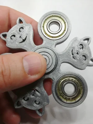 Cat Fidget Spinner 3D Baskı Modeli — Fidget Oyuncak