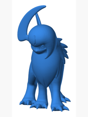 Absol 3D Baskı Modeli — Pokémon