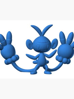Ambipom 3D Baskı Modeli — Pokémon