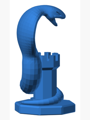 Arbok 2 3D Baskı Modeli — Pokémon