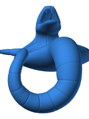 Arbok 3 3D Baskı Modeli — Pokémon