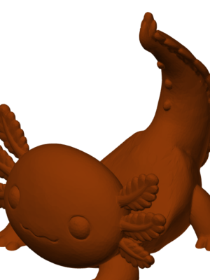 Axolotl Figürlü Telefon Standı