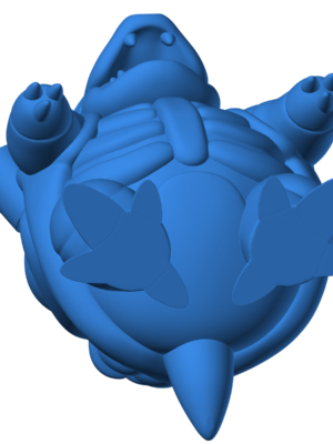 Blastoise 3 3D Baskı Modeli — Pokémon